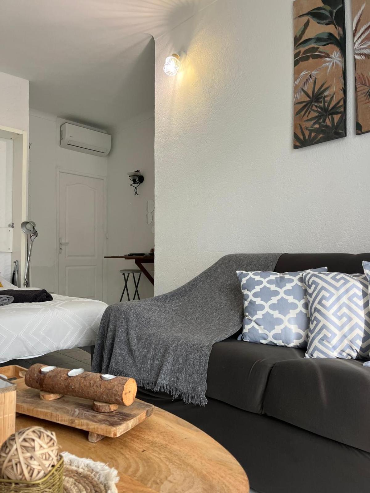 Appartement 20 Mts Plage, Pl Mediterranee, Vue Mer Parking Кане Экстерьер фото